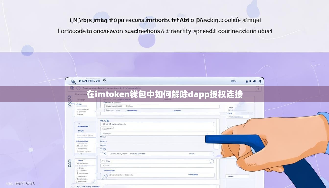 在imtoken钱包中如何解除dapp授权连接