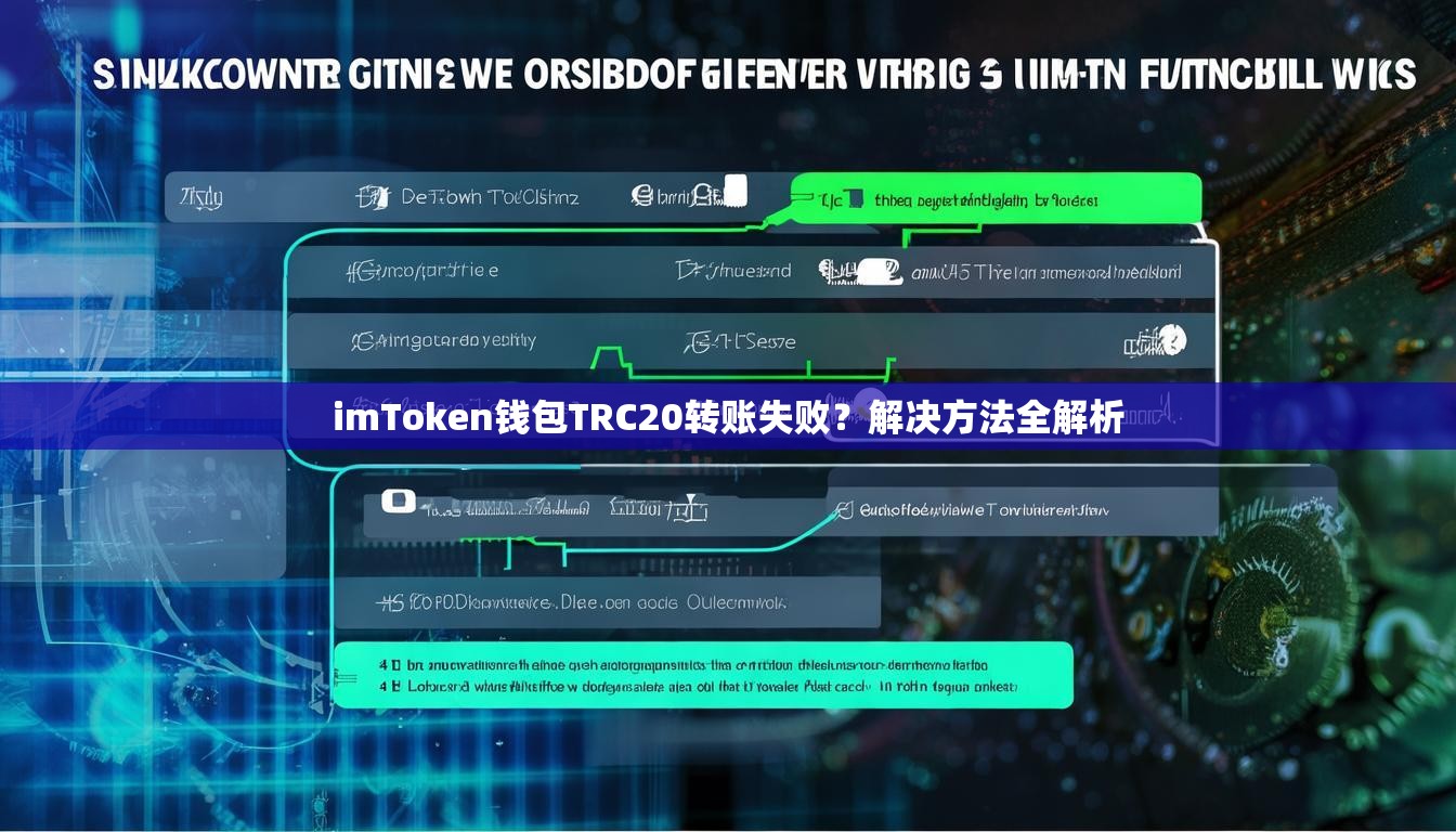 imToken钱包TRC20转账失败？解决方法全解析