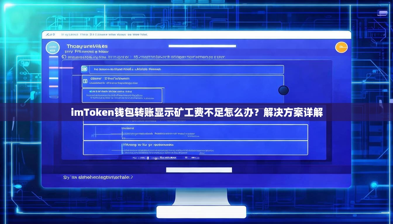 imToken钱包转账显示矿工费不足怎么办？解决方案详解