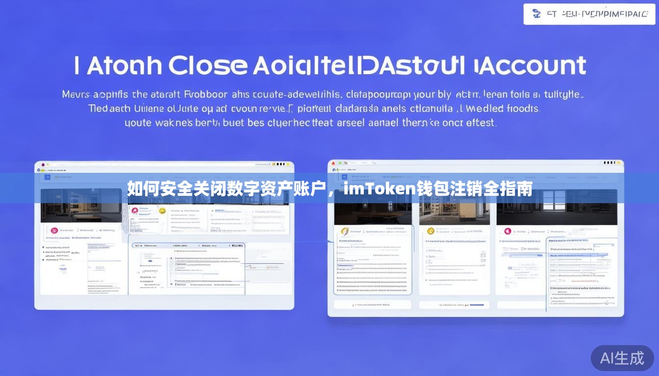 如何安全关闭数字资产账户，imToken钱包注销全指南