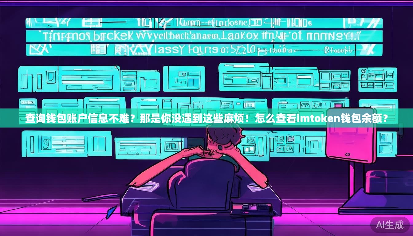 查询钱包账户信息不难？那是你没遇到这些麻烦！怎么查看imtoken钱包余额？