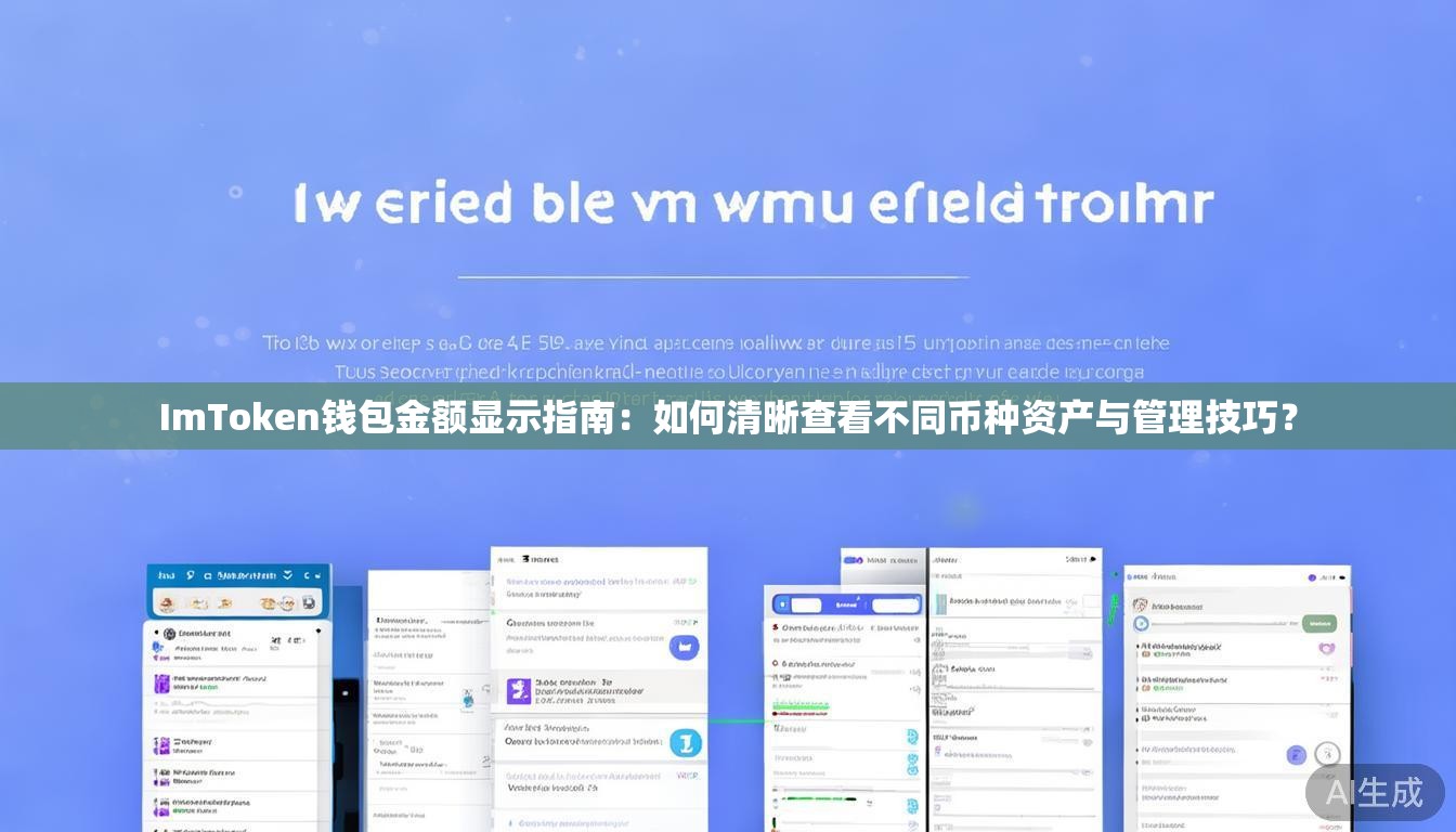 ImToken钱包金额显示指南：如何清晰查看不同币种资产与管理技巧？