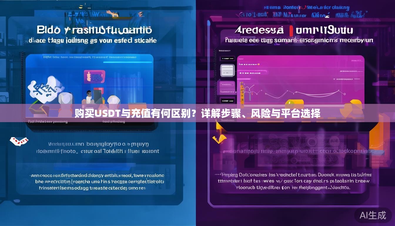 购买USDT与充值有何区别？详解步骤、风险与平台选择