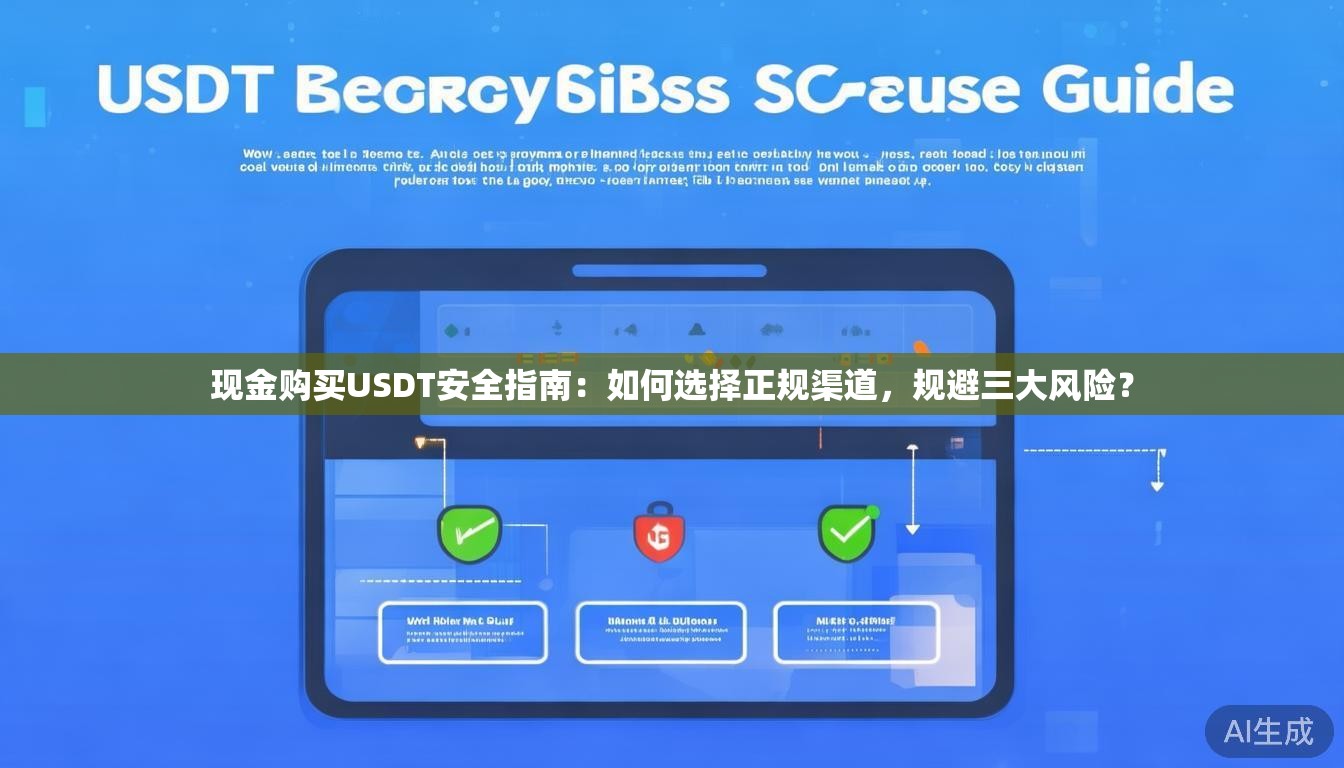 现金购买USDT安全指南：如何选择正规渠道，规避三大风险？