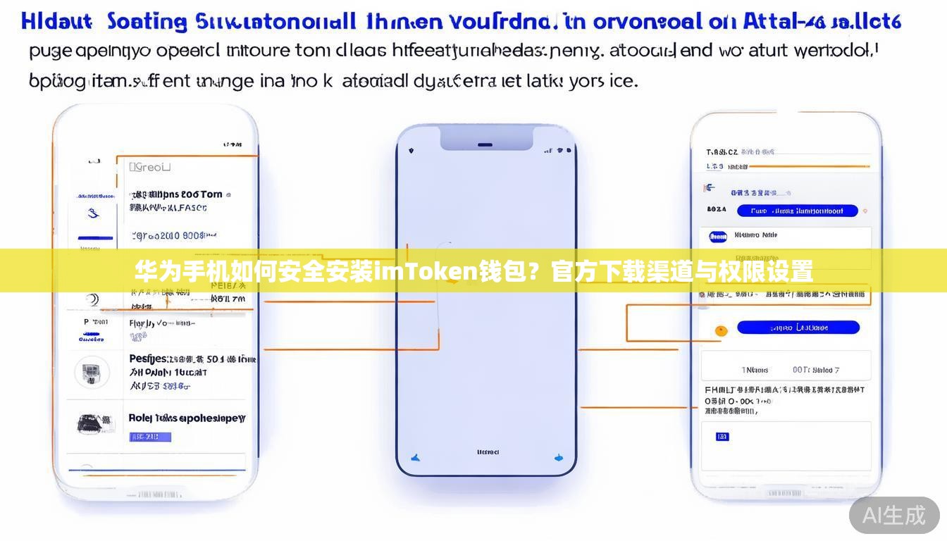 华为手机如何安全安装imToken钱包？官方下载渠道与权限设置