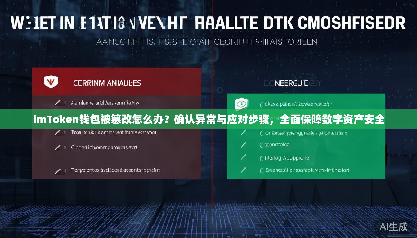 imToken钱包被篡改怎么办？确认异常与应对步骤，全面保障数字资产安全