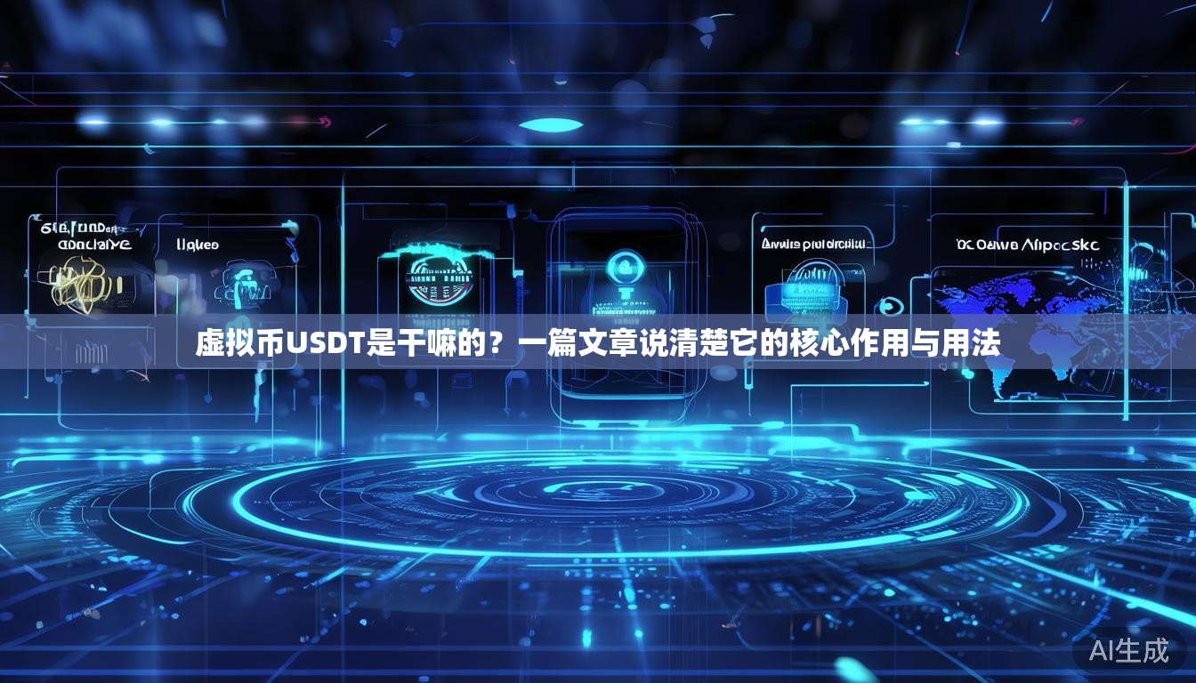 虚拟币USDT是干嘛的？一篇文章说清楚它的核心作用与用法
