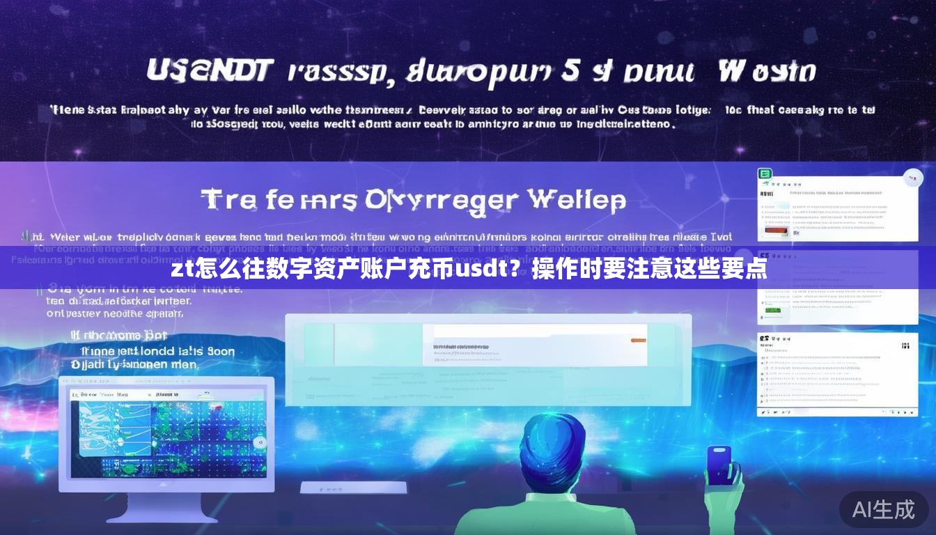 zt怎么往数字资产账户充币usdt？操作时要注意这些要点